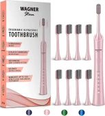 Wagner Stern Ultrasonik Beyazlatma 8 Fırça Başlıklı Diş Fırçası - Pembe - 1