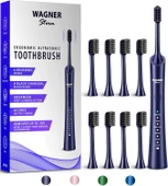 Wagner Stern Ultrasonik Beyazlatma 8 Fırça Başlıklı Diş Fırçası - Mavi - 1