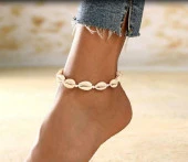 Kolye Bileklik Set Plaj Deniz Kabuklu Ayarlanabilir Arkadaş Doğum Günü - 4