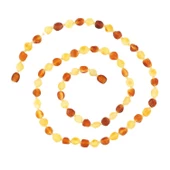 Lucky Life 925 Ayar Gumuss Yetişkin Damla Kehribar Kolye - 1