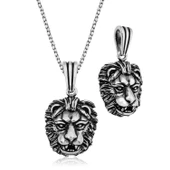 Lucky Life 925 Ayar Gumuss Aslan Kolye - 1