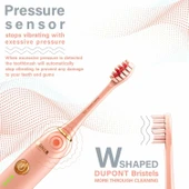 Wagner Stern WHITEN+ Sürümü. Akıllı Elektrikli Diş Fırçası - Orkide Pembe - 3