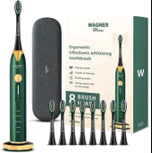 Wagner Stern Basınç Sensörlü Ultrasonik Beyazlatıcı Diş Fırçası - Yeşil-Altın - 1