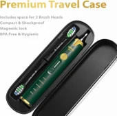 Wagner Stern Basınç Sensörlü Ultrasonik Beyazlatıcı Diş Fırçası - Yeşil-Altın - 4