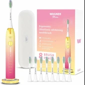 Wagner Stern Basınç Sensörlü Ultrasonik Beyazlatıcı Diş Fırçası - Pembe-Sarı - 1