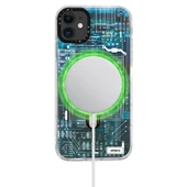 iPhone 11 Kılıf Magsafe Özellikli Infinity Desenli Silikon Kapak - 9