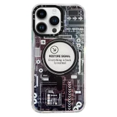 iPhone 14 Pro Kılıf Magsafe Özellikli Infinity Desenli Silikon Kapak - 4