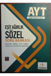 Ayt Eşit Ağırlık Sözel Çıkarım - 1