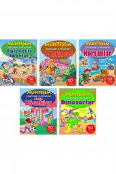 Parıltı Yayınları Muhteşem Çıkartmalar Ve Aktiviteler Serisi 5 Kitap/okul Öncesi/çıkartma/etkinlik - 1