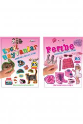 Çıkartma Ve Aktivite Kitabı Serisi - Evcil Hayvanlar+pembe / 4+ Yaş - Okul Öncesi - 1