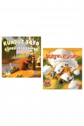 Dalgın Zürafa + Kunduz Boyo Köprü İnşa Ediyor 2 Kitap 6 Yaş - 1