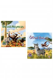 Bozkırdan Arkadaşlar Serisi Bencil Maymun + Öfkeli Zebra Set - 1