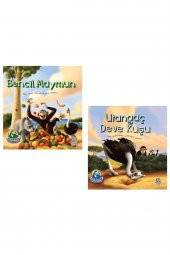 Bencil Maymun + Utangaç Deve Kuşu Hikaye Kitabı – Öykü 6 + Yaş Set 2 Kitap - 1