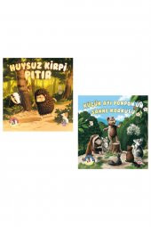 Ormandan Hikayeler Serisi - Huysuz Kirpi Pıtır + Küçük Ayı Ponpon Set - 1