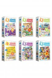 2 Süper Puzzle Set 6 Kutu  Set  6 Kutu  06 Yaş  Okul Öncesi  Kart Etkinlik - 1