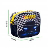 Sentor 3 Bölmeli İlkokul Okul Sırt Çantası Ve Beslenme Çantası Speed Sarı - 4