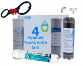 İhlas Aura Cebilon COMPACT Uyumlu 4 aşamalı Açık Kasa Lüx 10" Su Arıtma Filtre Seti - 1