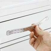 Mobilya Banyo Mutfak Dolabı Çekmece Kapı Dolap Kapak Kulpu Metal Kulbu Krom 224 mm Kulp - 4