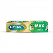 Corega Max Tutuş + Ferahlık Diş Protezi Yapıştırıcı Krem 40gr - 1