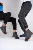 Muggo Alaska Unisex Garantili Trekking Outdoor Bağcıklı Yandan Fermuarlı Kışlık Bot - 1
