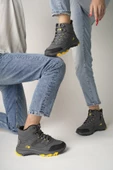Muggo Alaska Unisex Garantili Trekking Outdoor Bağcıklı Yandan Fermuarlı Kışlık Bot - 9