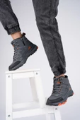 Muggo Alaska Unisex Garantili Trekking Outdoor Bağcıklı Yandan Fermuarlı Kışlık Bot - 2