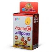 Multiball Kids Vitamin C Lollipops 7 Adet - 1