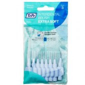 Tepe Ekstra Soft Yumuşak Arayüz Fırçası 0.6 Mavi 8 li - 1