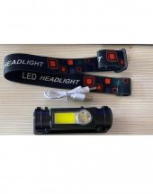 Black Watton Waterproof Powerled + SMD Parlak Led 150 Lümen Şarjlı Kafa Feneri - 6