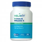 Velavit V Iron Vitamin C 30 Tablet - 1