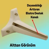 Aspen 6'lı Set Mobilya Tv Ünitesi Koltuk Kanepe Konsol Destek Ayağı Ayakları 18 Cm Krem M8 thumbnail 8