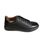 YAZKIŞ Erkek Siyah Cilt Hakiki Deri Bağcıklı  Günlük Ayakkabı thumbnail 2