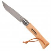 Opinel Inox No 7 Ahşap Deri Askılı Paslanmaz Çelik Çakı - 1