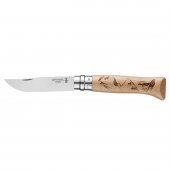 Opinel Inox No 8 Alpine Macera Kayağı Desenli Paslanmaz Çelik Çakı - 2