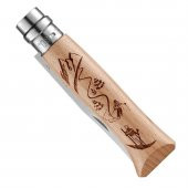 Opinel Inox No 8 Alpine Macera Kayağı Desenli Paslanmaz Çelik Çakı - 3