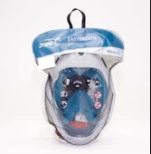 Subea Easybreath Yetişkin Su Altı Keşif Maskesi - Mavi Meridyendukkan Panoramik Görüş thumbnail 2