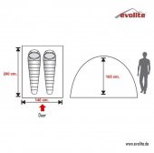 Evolite Trip Mono Dome 2 Kişilik Çadır - 7