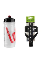 Loli Şeffaf Bisiklet Matarası 600ml + Kafes - 1