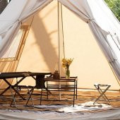 Naturehike Profound 9.6 Carpa Glamping Aile Çadırı | Cotton Pyramid Kanvas | - 9