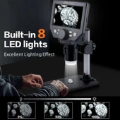 Koolertron 8MP 1-1000X Büyütme 4.3 Inc LCD Dijital USB Mikroskop - 4