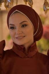 DEVA BORDO ABİYE ELBİSE - 5