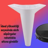 Aspen 6'lı Set Mobilya Tv Ünitesi Koltuk Kanepe Konsol Destek Ayağı Ayakları 18 Cm Beyaz M8 thumbnail 6