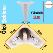 Aspen 6'lı Set Mobilya Tv Ünitesi Koltuk Kanepe Konsol Destek Ayağı Ayakları 18 Cm Beyaz M8 thumbnail 2