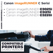 Canon C-EXV-54 Muadil Toner Takım /ImageRUNNER C3025i / C3125i / C3262i - 3