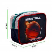 Sentor 3 Bölmeli İlkokul Okul Sırt Çantası Ve Beslenme Çantası Basketball Yeşil - 4