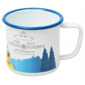 Campout Emaye Kupa Beyaz Kamp - 2