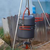 Naturehike 4IN1 Ultralight 2-3 Kişilik Kamp Yemek Pişirme Seti - 7