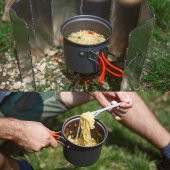 Naturehike 4IN1 Ultralight 2-3 Kişilik Kamp Yemek Pişirme Seti - 8
