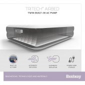 Bestway 67723 Tritech Queen Built Pompalı Tek Kişilik Şişme Yatak - 3