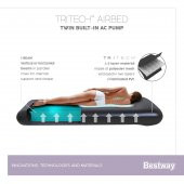 Bestway Tritech Airbad Elektrikli Tek Kişilik Şişme Yatak 188cm x 99cm 30cm - 6